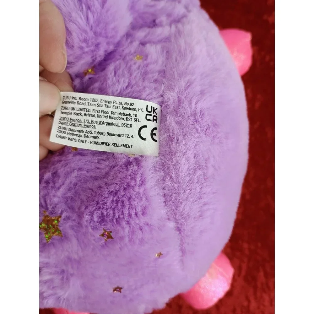 ZURU Plush Bunny‎ Rabbit Rainbocorn Sweet Shake Surprise Stuffed Purple Pink
